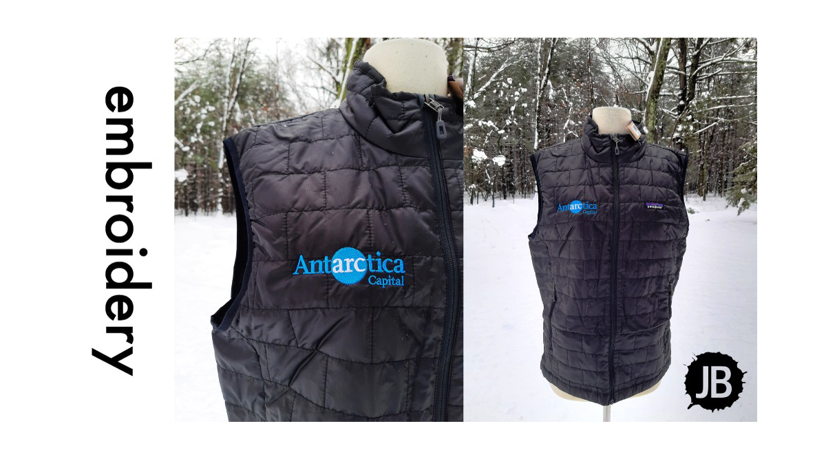 Outerwear embroidery example 8