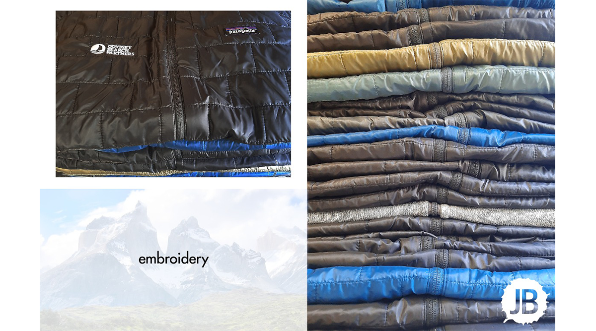 Outerwear embroidery example 11